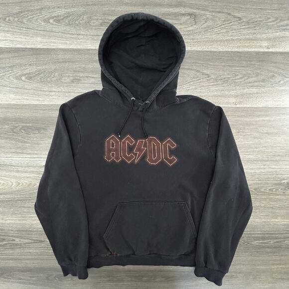 AC/DC | Shirts | Vintage Acdc Hoodie Sweatshirt Adult Extra Large Rock ...